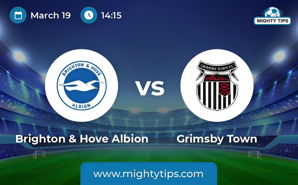 Brighton & Hove Albion F.C. vs Grimsby Town Lineups